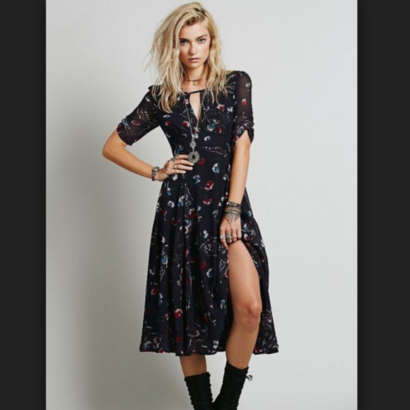 Free People Dresses & Skirts - FREE PEOPLE sz 0 boho prarie dress